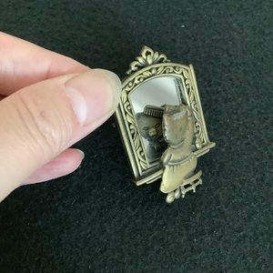 2/$16 Vintage JJ cat brooch.